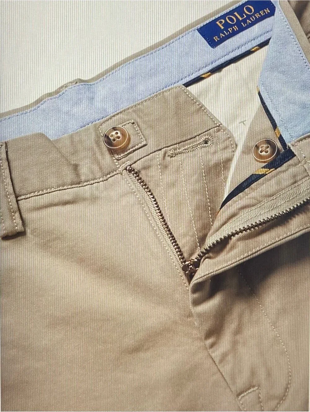 Polo Ralph Lauren Men’s Brushed Cotton Twill Chino Shorts Size 40